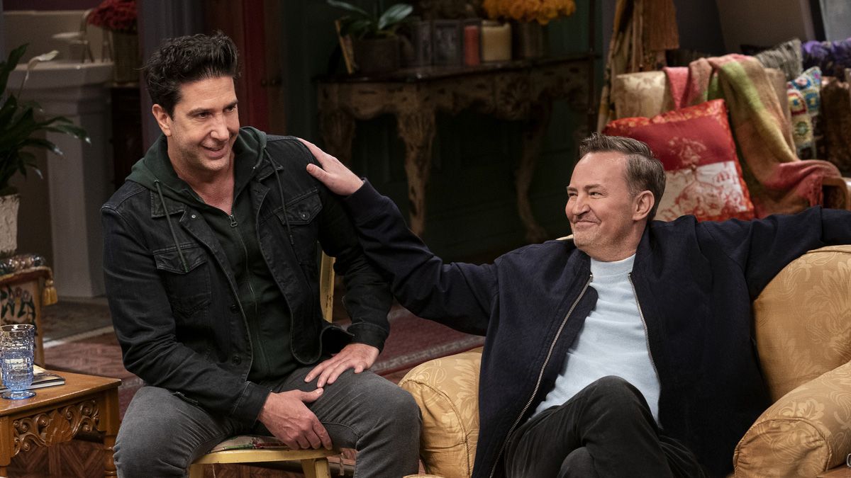 David Schwimmer, Matthew Perry in Friends: The Reunion