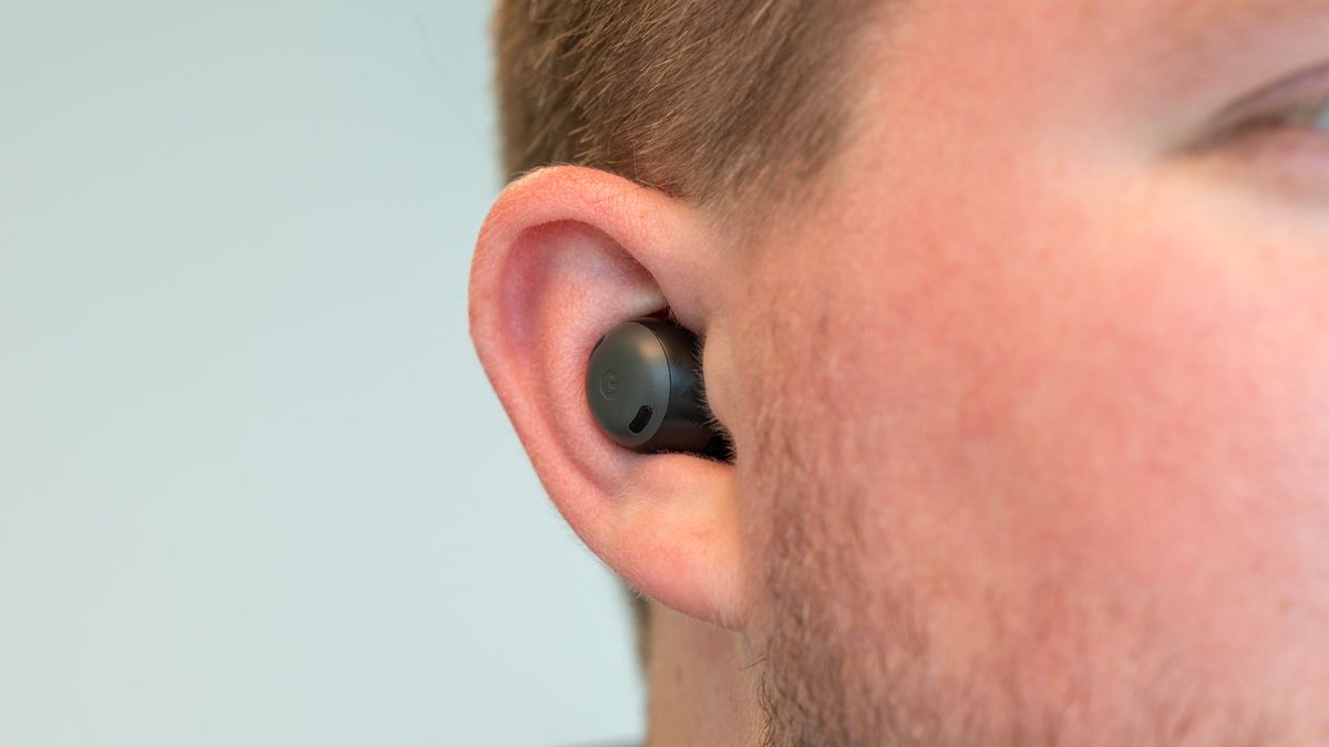 Person wearing the Google Pixel Buds Pro in their ear
