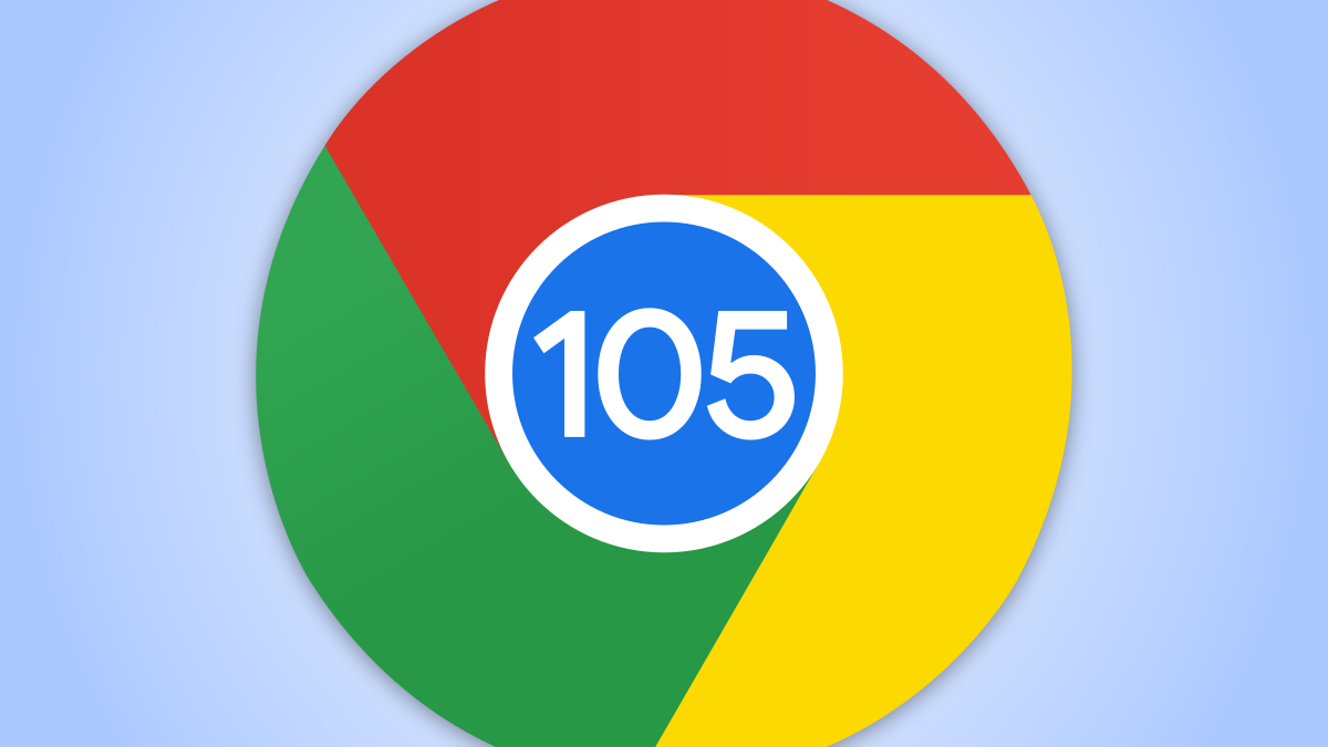 Chrome 105 logo.