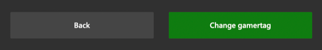 Confirm new Xbox gamertag