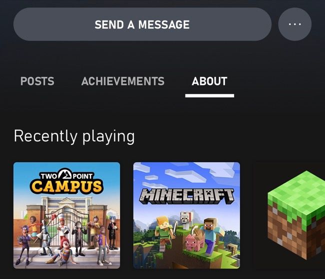 View friend activity in Xbox app