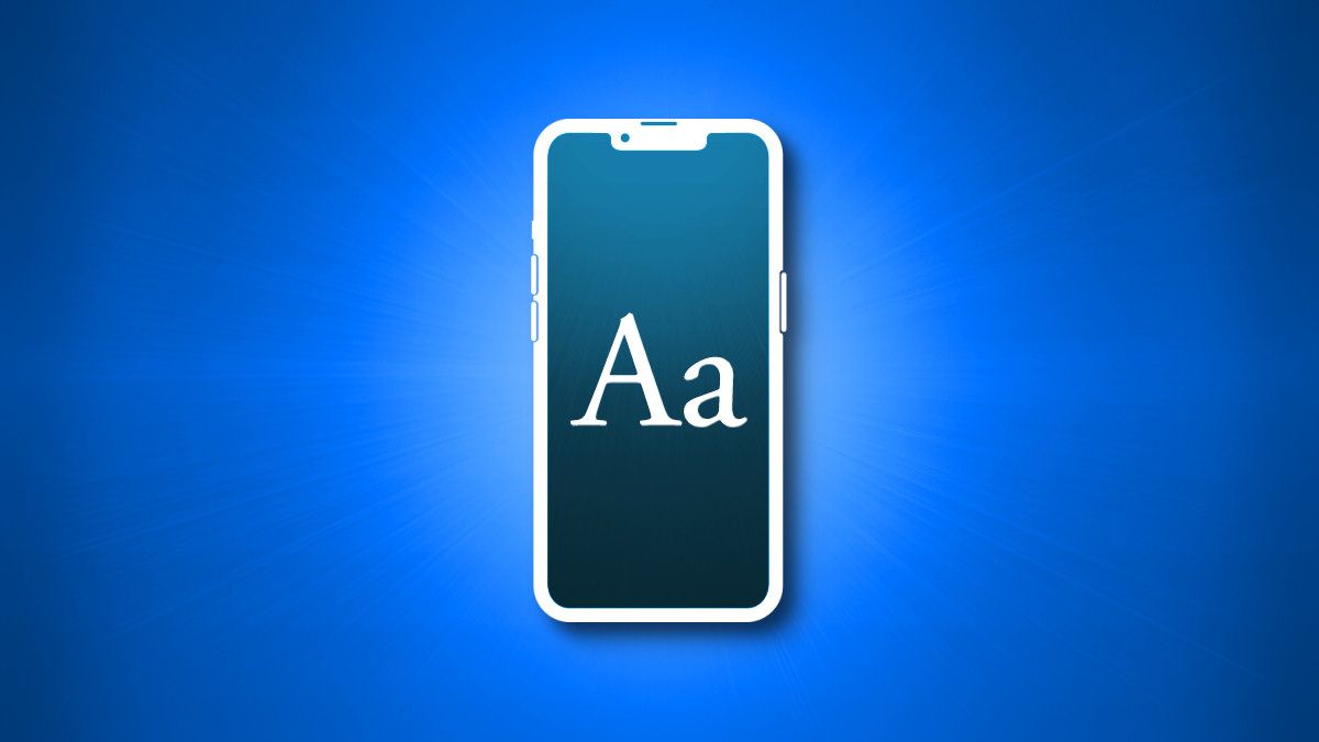 An outline of an iPhone with the letters 