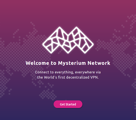 Mysterium welcome screen
