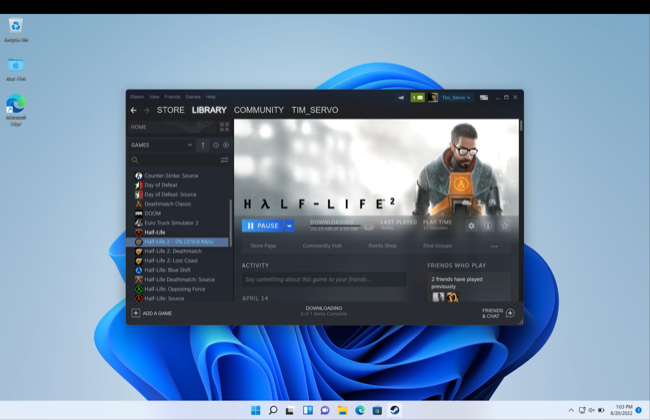 Parallels Desktop 18 Steam on Windows 11 ARM