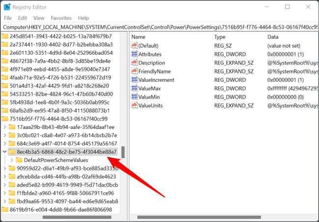 Open RegEdit, then proceed to the specified file path. Double-check that you&rsquo;re in the correct place.