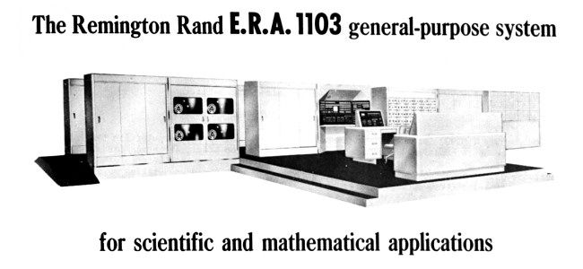 Excerpt from a Remington Rand E.R.A. 1103 Computer Advertisement, 1954