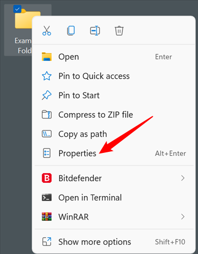 Right-click the shortcut you want to change and click 