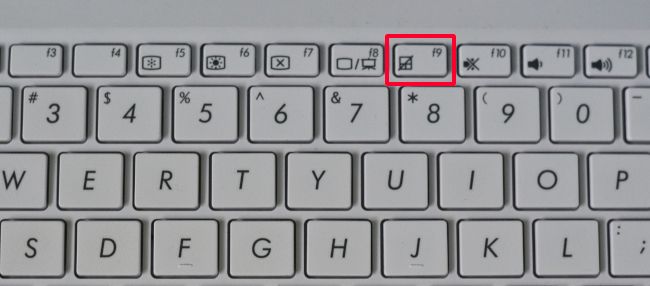 Find the touchpad toggle on your keyboard.