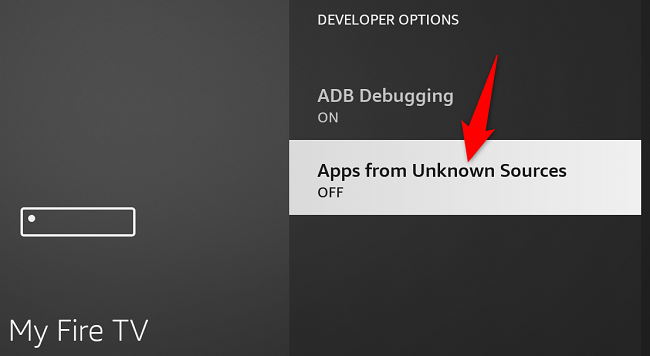 Enable &ldquo;Apps From Unknown Sources.&quot;