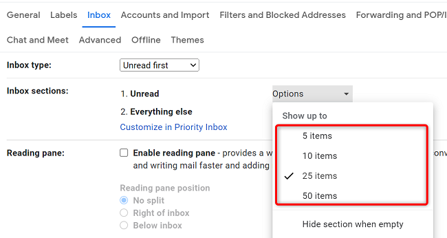 Customize unread emails' appearance on Gmail.
