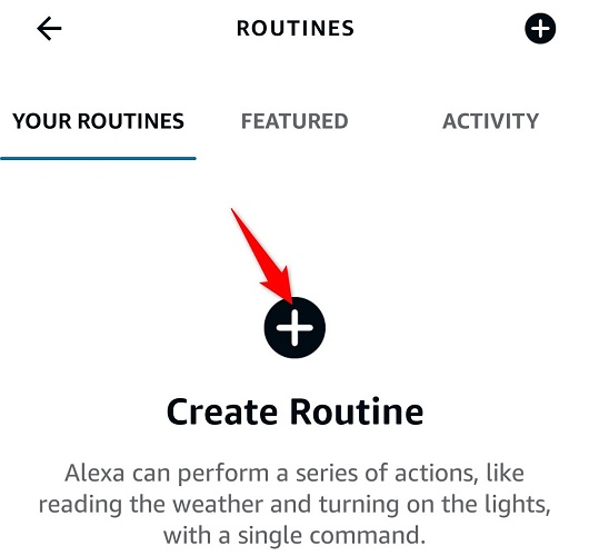 Select "Create Routine."