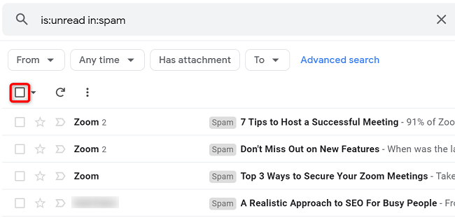 Choose &ldquo;Select&rdquo; at the top.