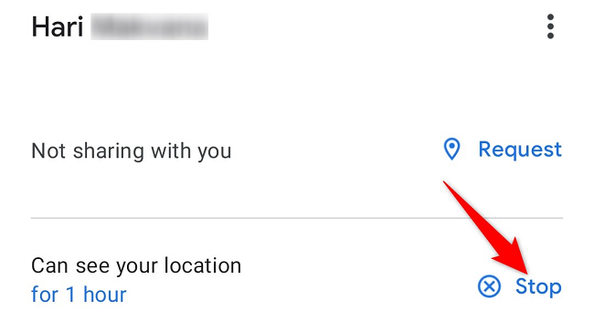 Tap &ldquo;Stop.&quot;