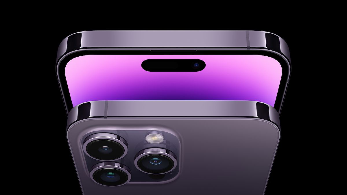 Apple iPhone 14 Pro front and back