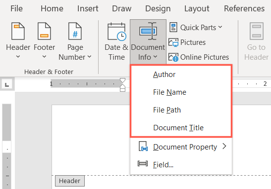 Basic document properties