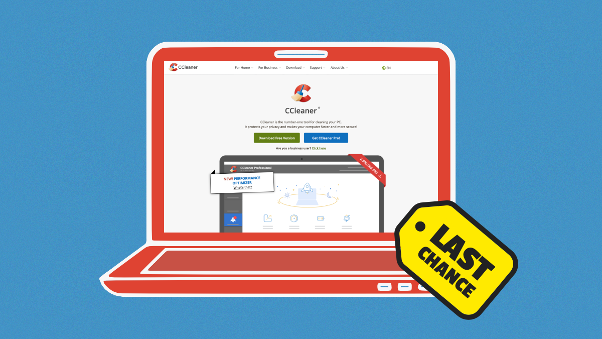 Download CCleaner Pro for $1
