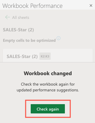 How To Optimize Workbook Performance In Excel For The Web