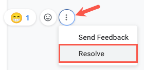 Option to Resolve an emoji