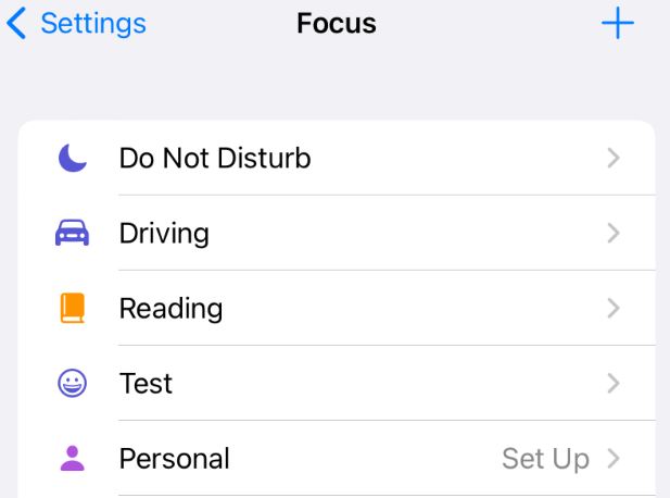 Do Not Disturb mode on iPhone