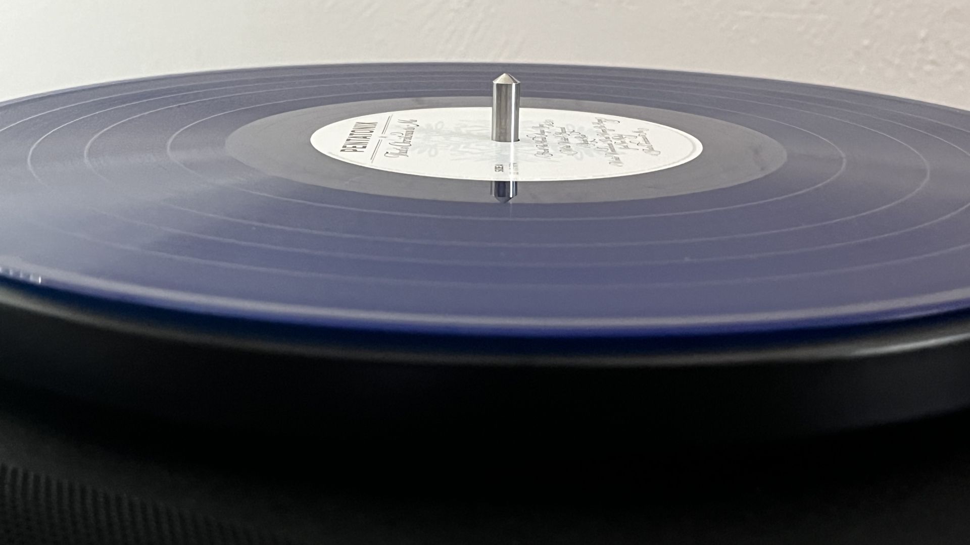 Blue Pentatonix record on Victrola V1 Soundbar