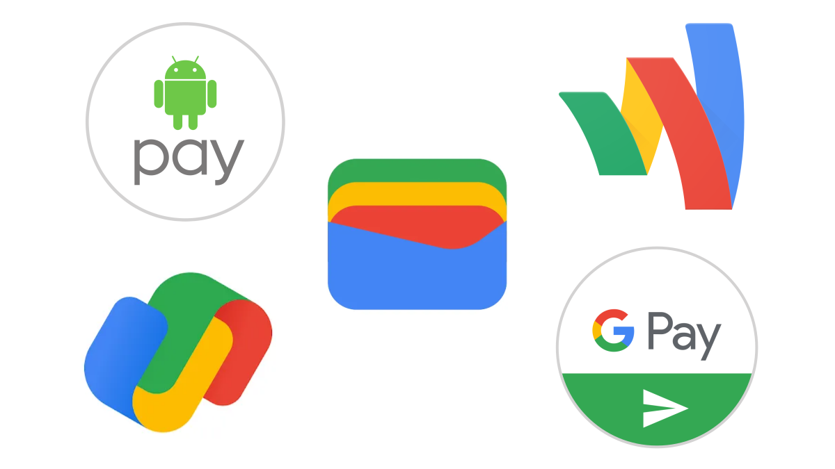 Google Pay and Wallet logos.