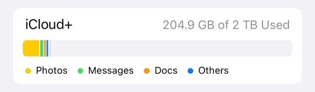 Manage iCloud storage