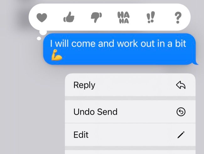 Edit and undo sending iMessages in iOS 16