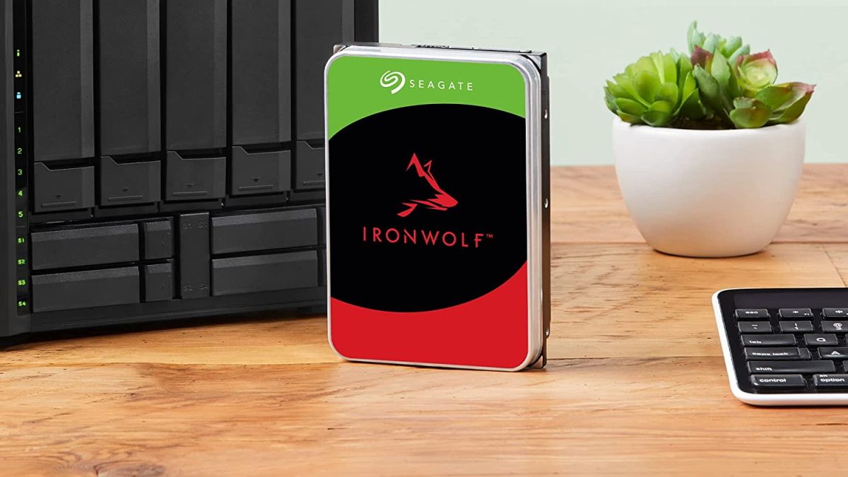 Ironwolf NAS HDD on table