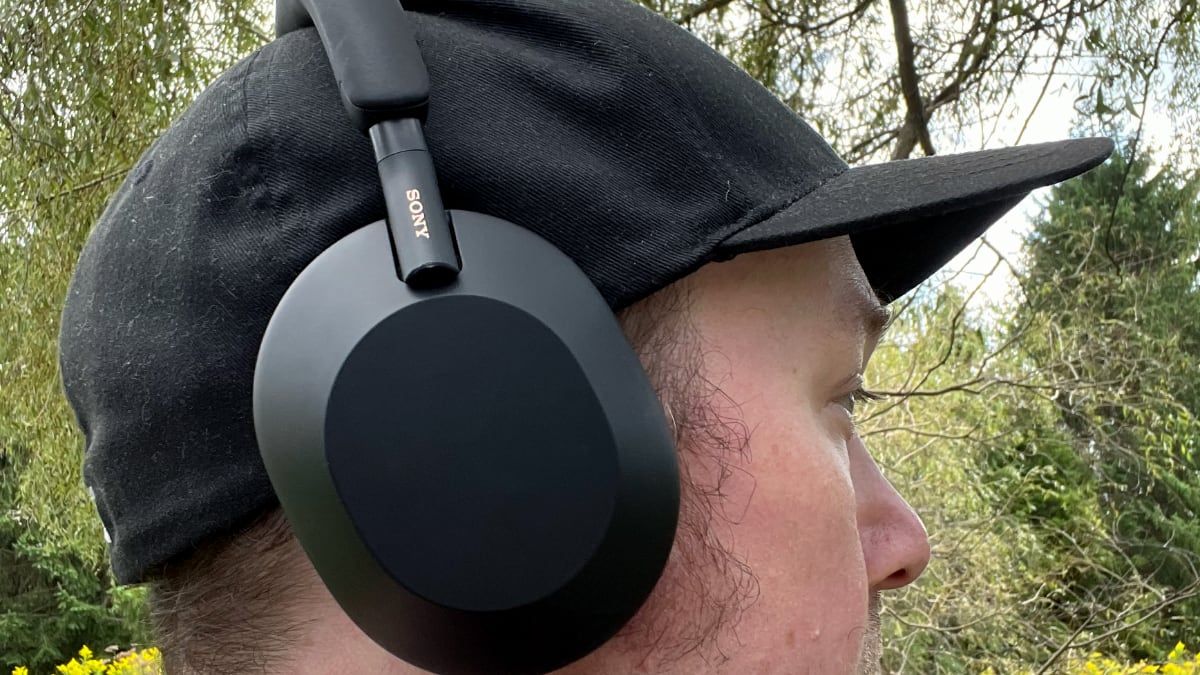 Wearing the Sony WH-1000XM5