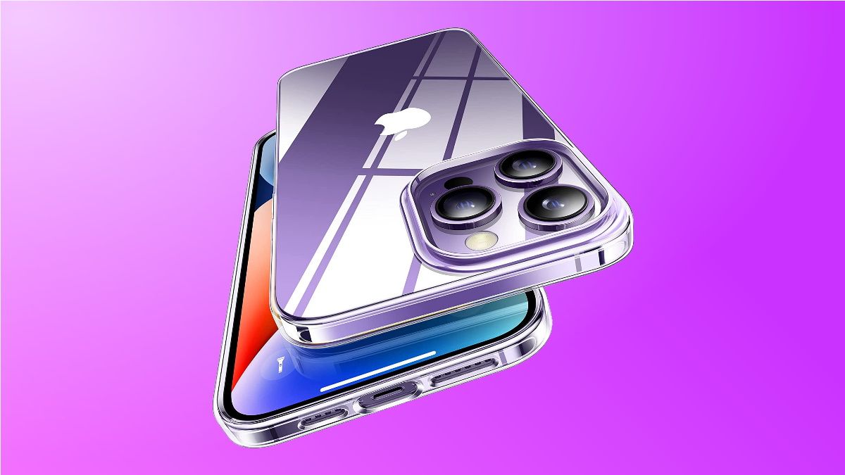 Torras case on purple background
