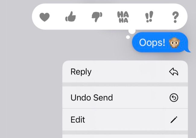 Unsend or Edit a Message