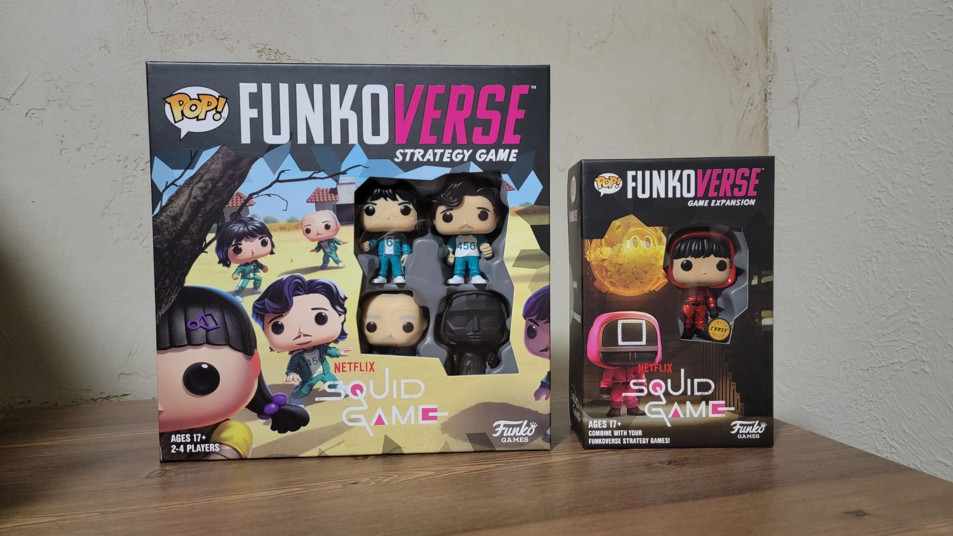 Funko Pop! Television: Squid Game Collectors Set - Netflix 3 Figure Set  Includes: Player 456, Player 001, and Masked Worker