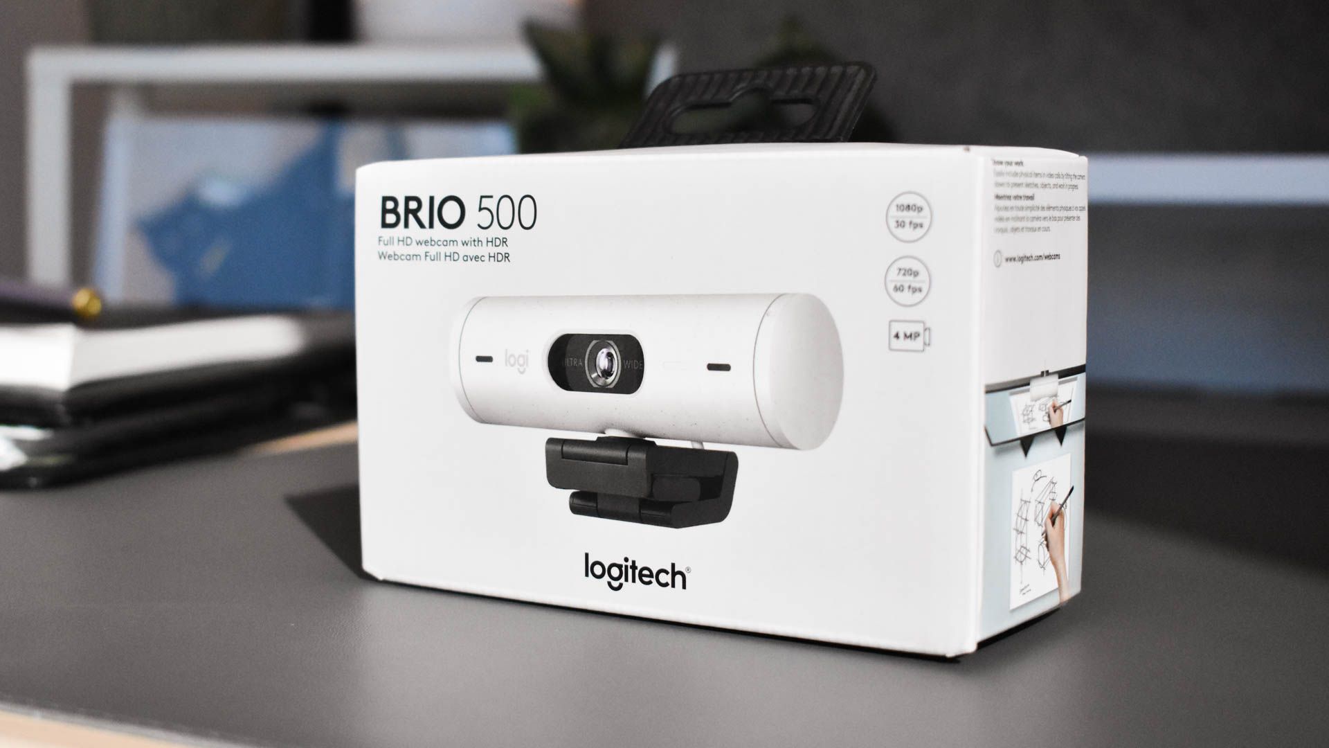 Install Logitech Cameralogitech Brio 4k Webcam - Ultra Hd Video Calling  With Noise-canceling Mic