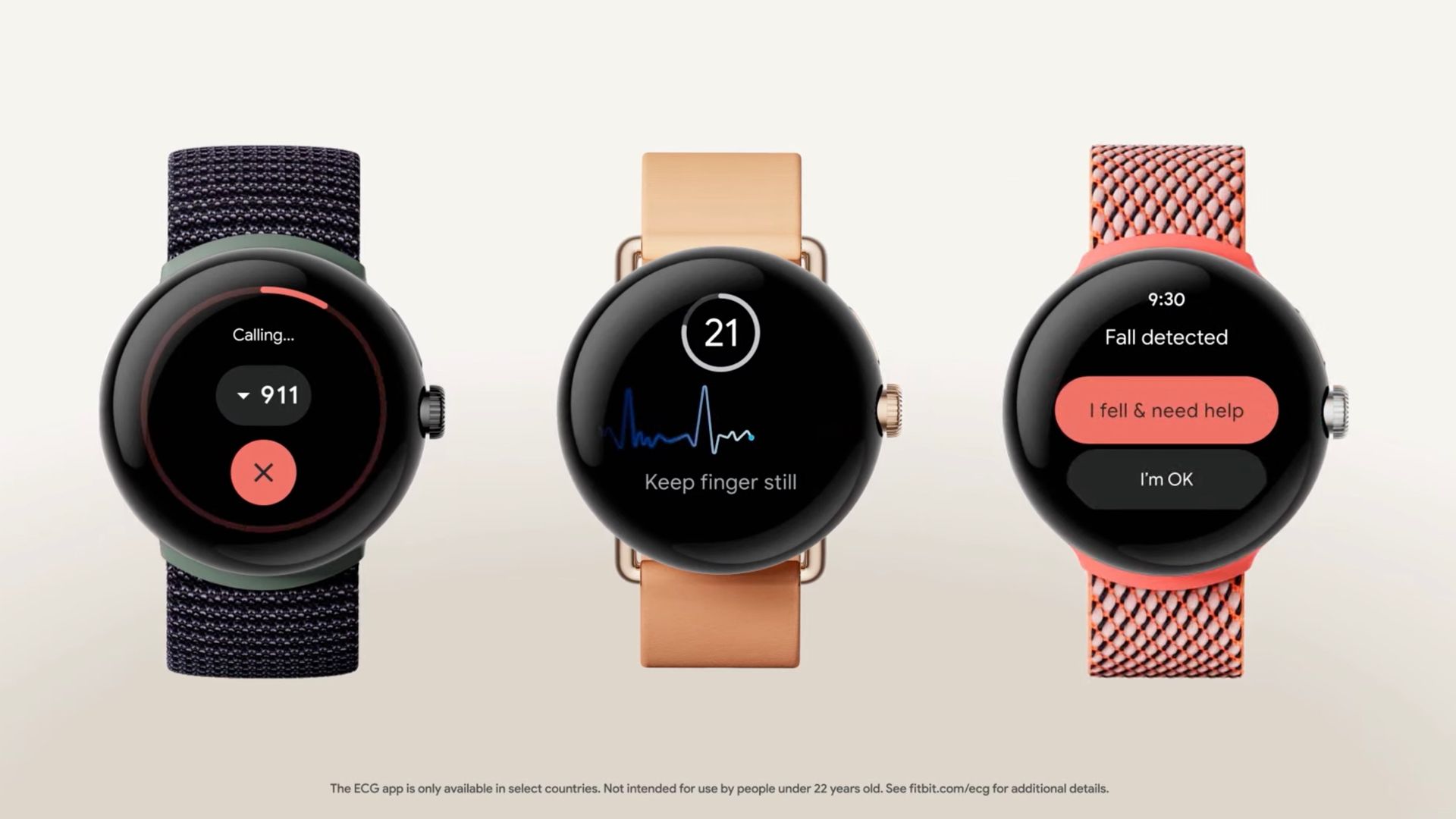 Pixel Watch features and heart rate