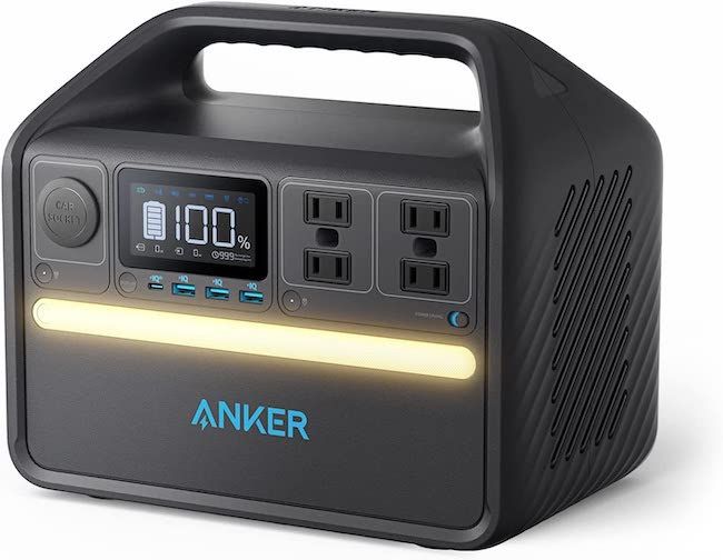 An Anker 535 Portable Power Station