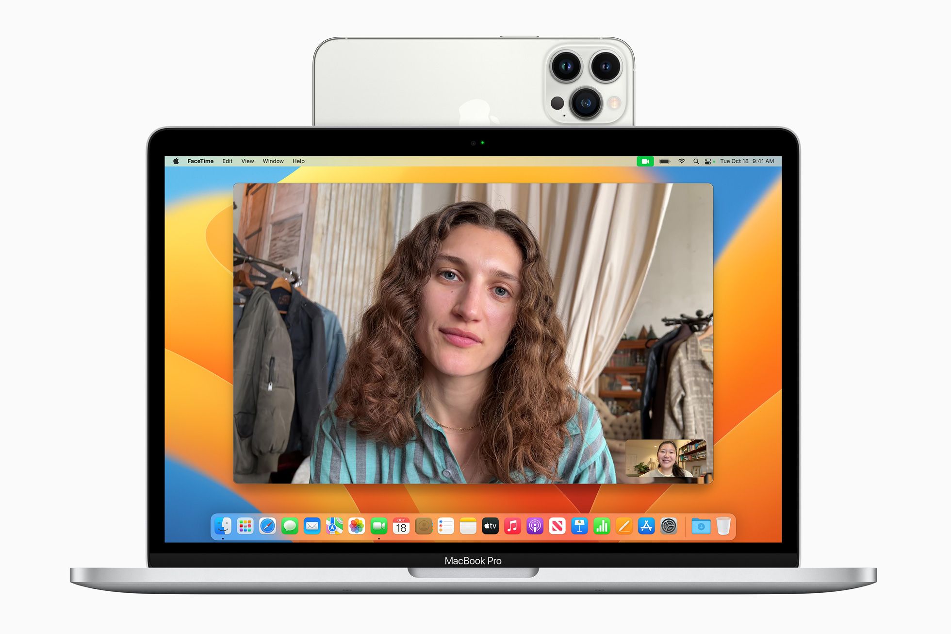 Apple macOS Ventura Continuity Camera demo