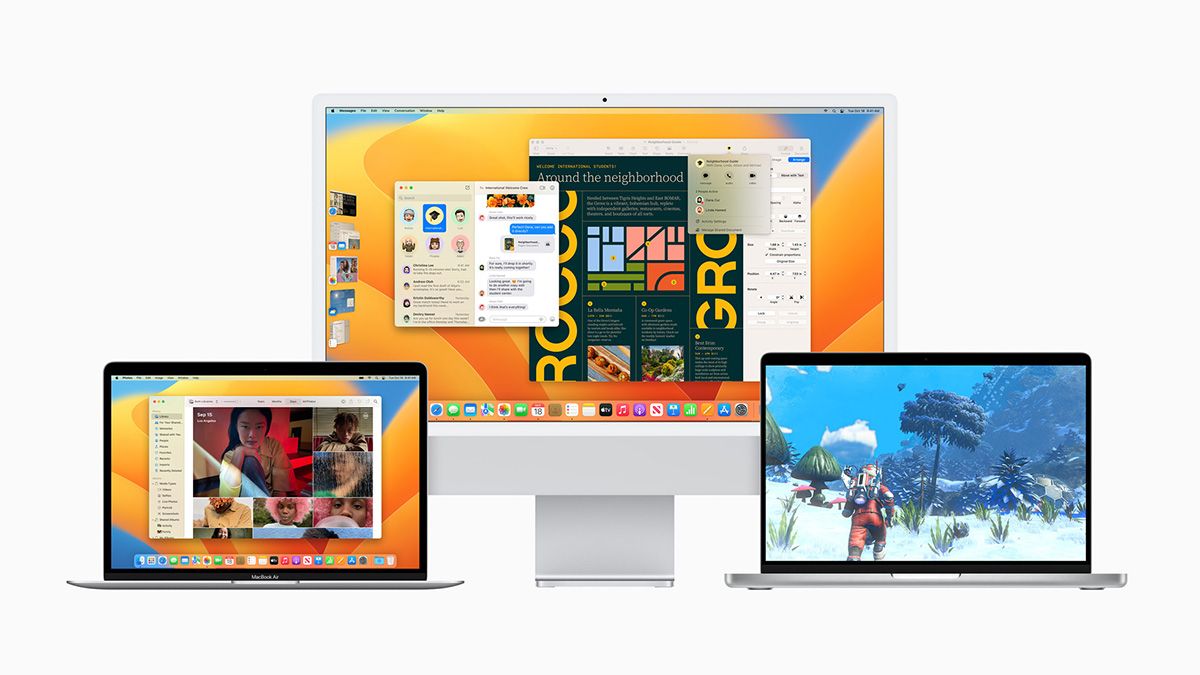 Apple macOS Ventura screenshots