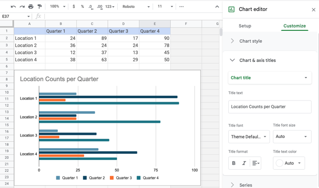 How to Make a Chart in Google Docs