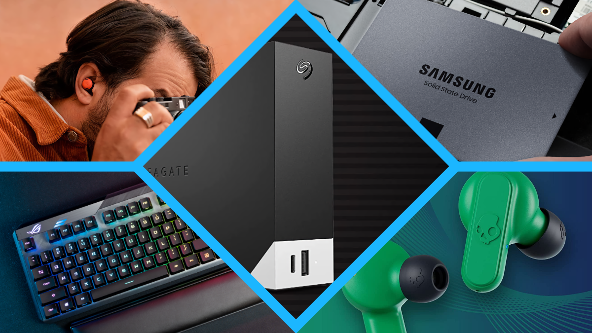 How-To Geek Deals featuring Seagate, Google, ASUS, Samsung, and Skullcandy