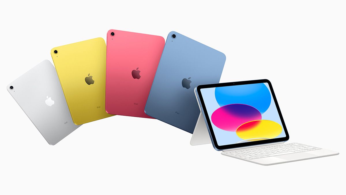 Apple iPad 2022 in multiple colors