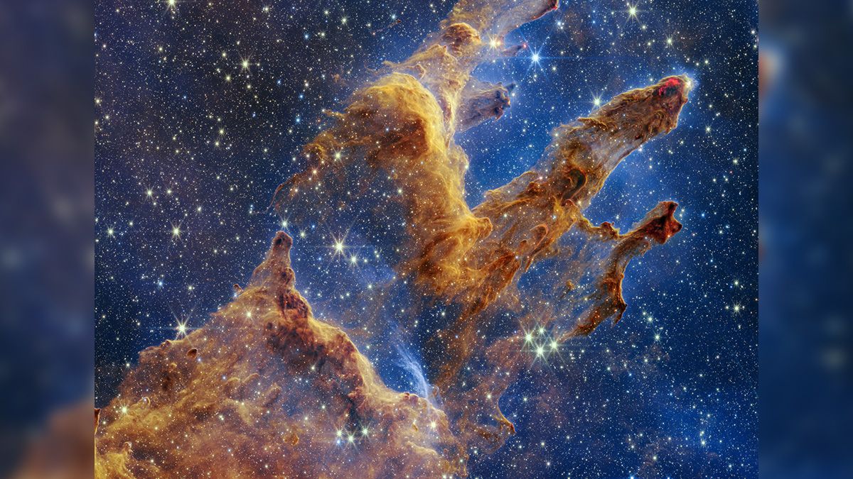 Pillars of Creation photo by James Webb Space Telescope