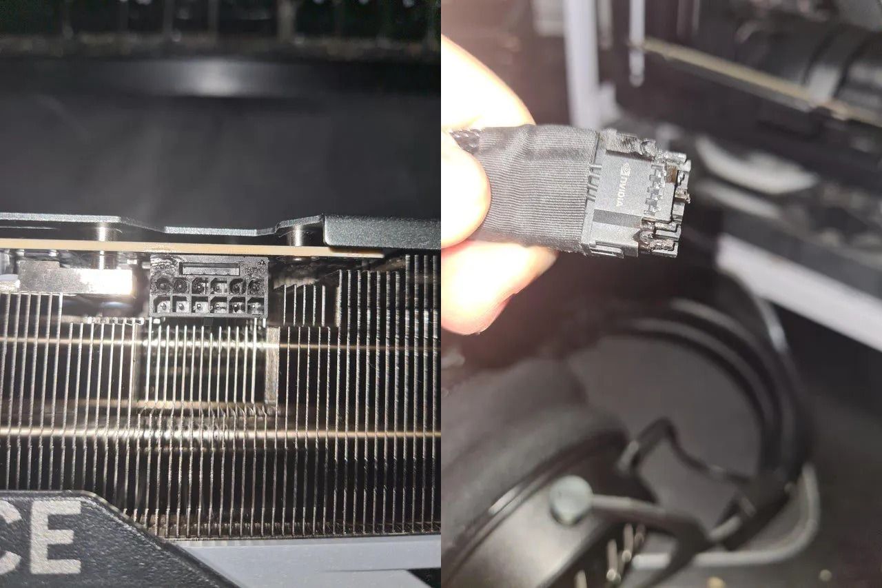 RTX 4090 Power cable and port melted