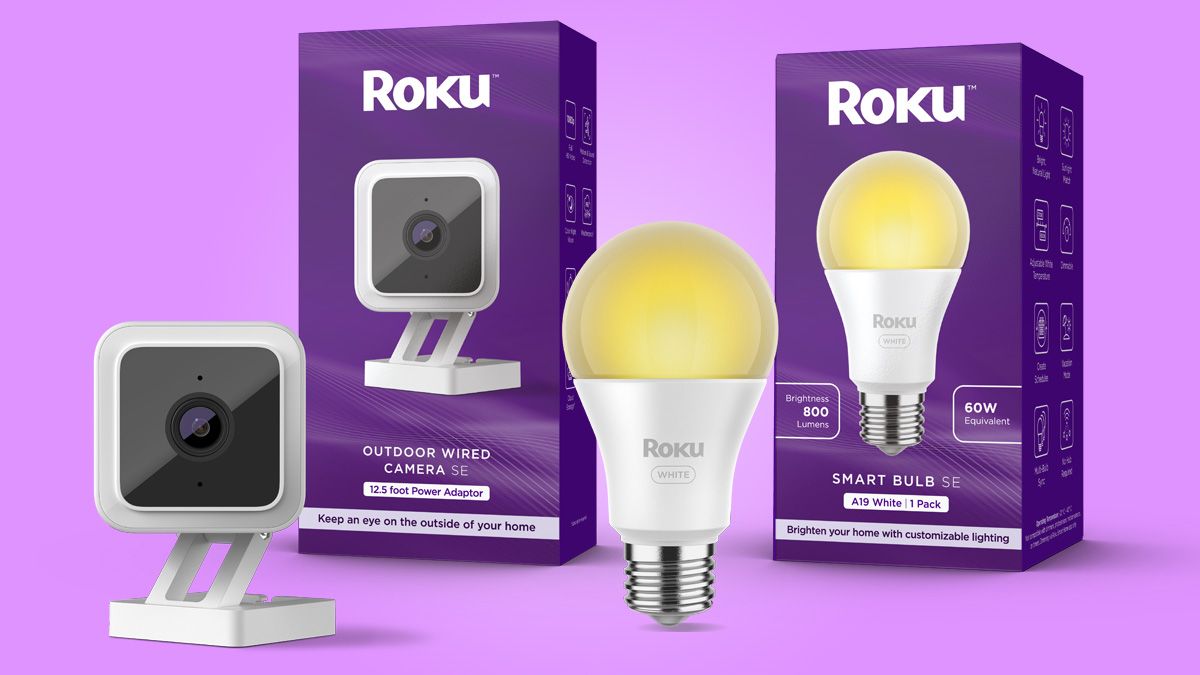 Roku camera and light bulb