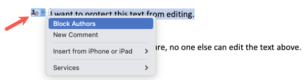 Unblock authors in Word on Mac