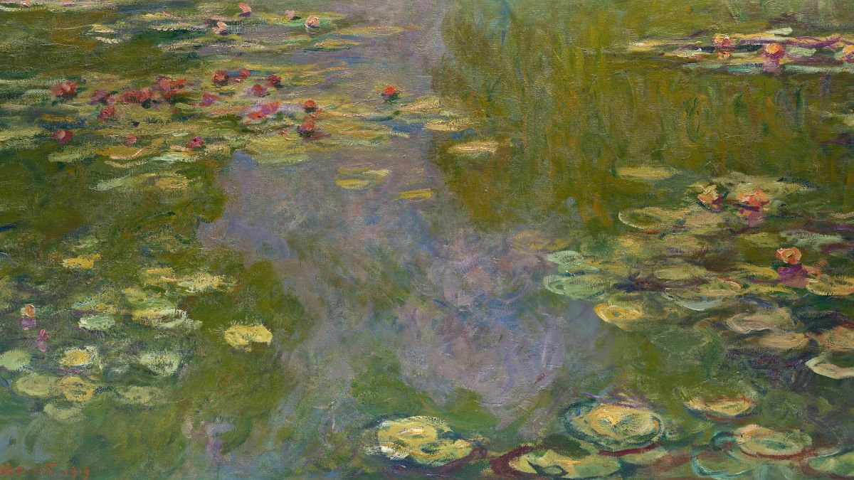 Claude Monet's Water Lillies painting
