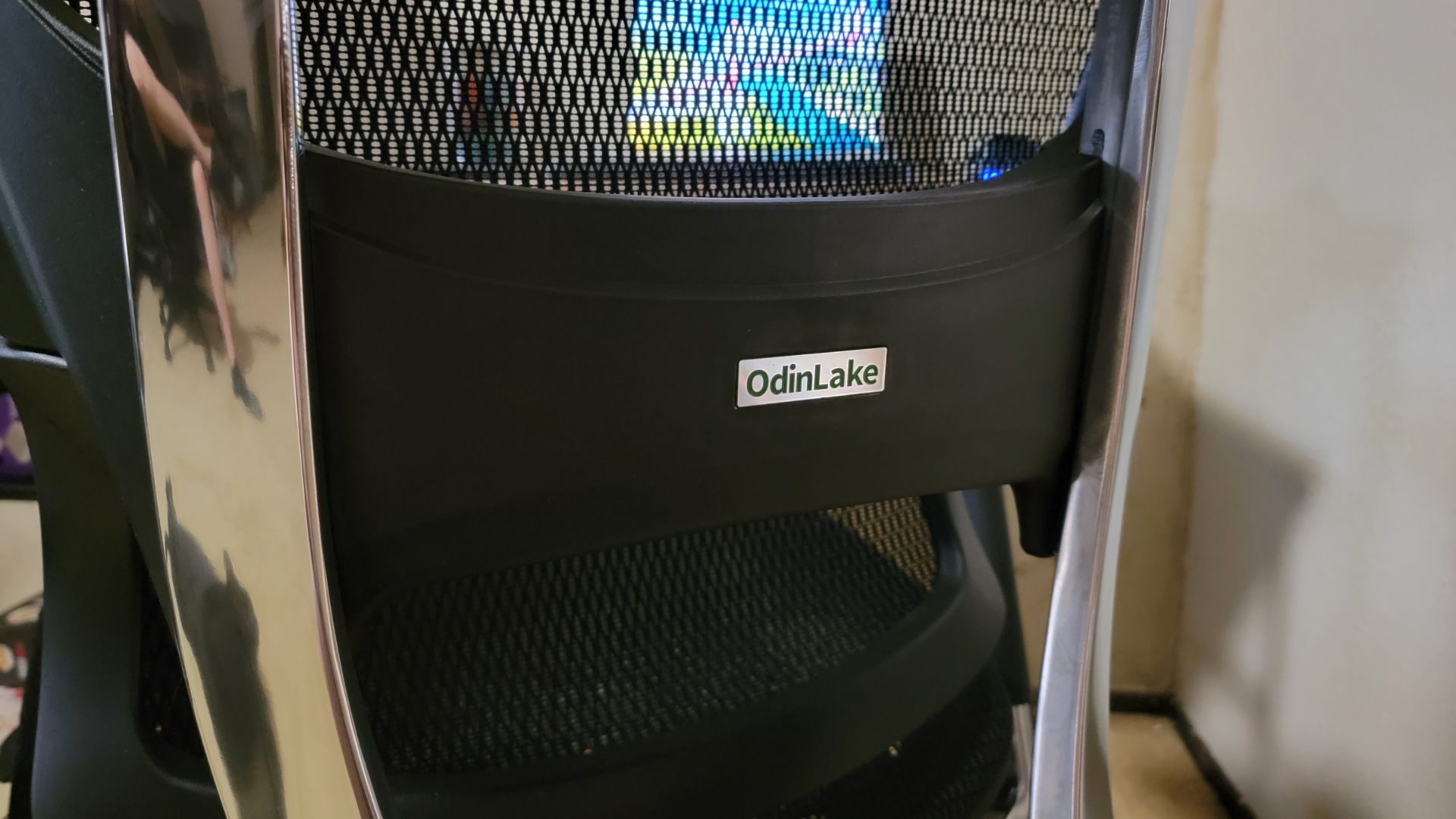 OdinLake Ergo Plus 743 ergonomic chair rear frame and logo