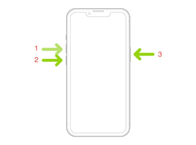 Force restart an iPhone X, 8, SE (2020) or later