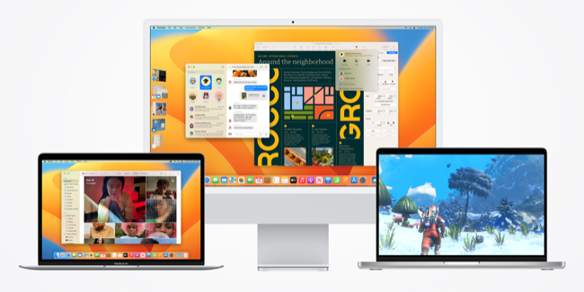 macOS 13 Ventura on Macbook Air, iMac, and MacBook Pro