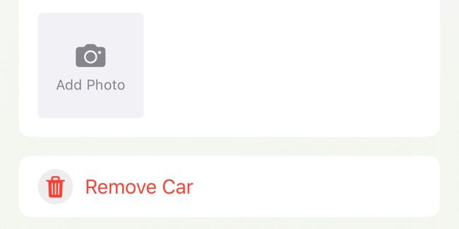 Remove parked car marker in Apple Maps