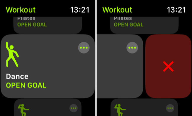 Remove Workout type from Apple Watch Workout app